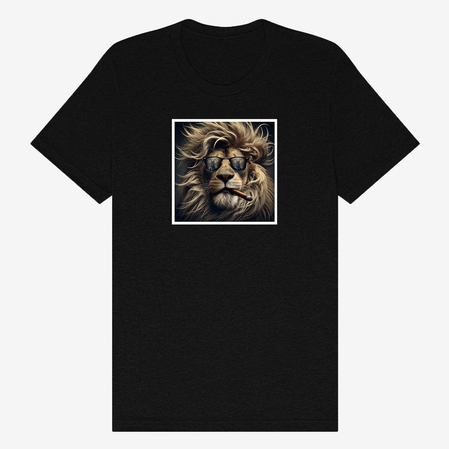 Cool Cat Cigar T-Shirt – Soft Heather Fabric & Bold Design