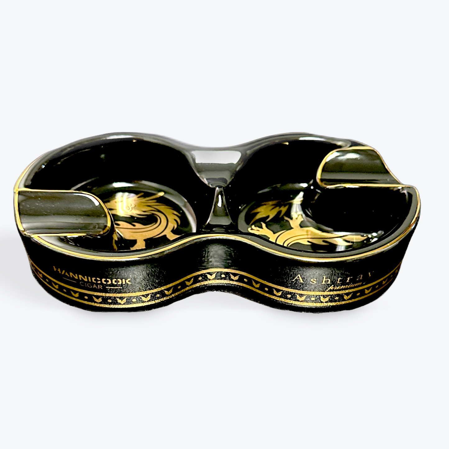 HANNICOOK 2CIGAR ASHTRAY